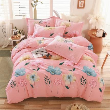 91家纺网 家纺一手货源 找家纺 （总）名优家纺 2023新款13070全棉印花系列床笠套件