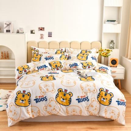 91家纺网 家纺一手货源 找家纺 （总）名优家纺 2023新款13070全棉印花系列床笠套件