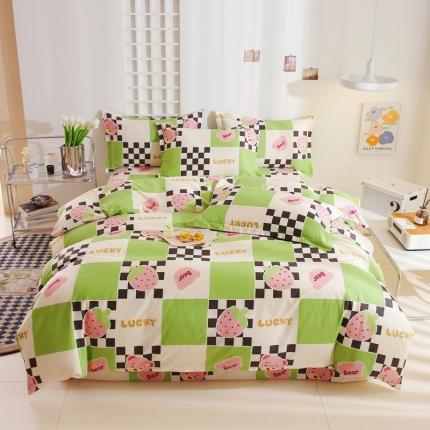 91家纺网 家纺一手货源 找家纺 （总）名优家纺 2023新款13070全棉印花系列床笠套件