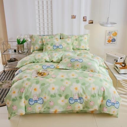 91家纺网 家纺一手货源 找家纺 （总）名优家纺 2023新款13070全棉印花系列床笠套件