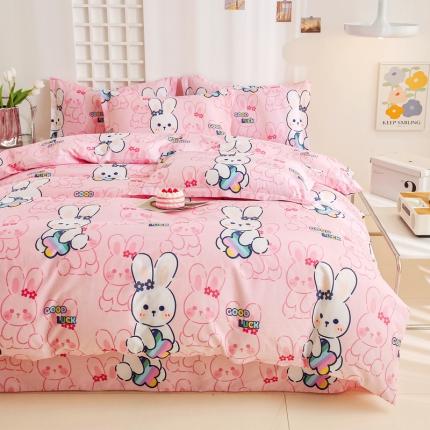 91家纺网 家纺一手货源 找家纺 （总）名优家纺 2023新款13070全棉印花系列床笠套件