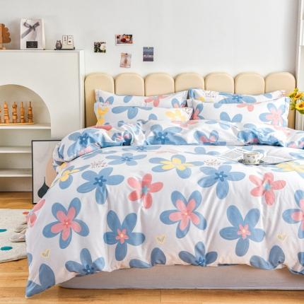 91家纺网 家纺一手货源 找家纺 （总）名优家纺 2023新款13070全棉印花系列床笠套件