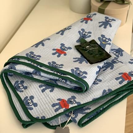 91家纺网 家纺一手货源 找家纺 汇庭 2023新款卡通印花单品床盖系列-实拍 姜饼人兰