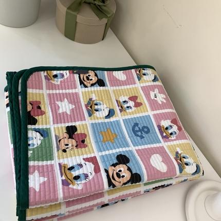 91家纺网 家纺一手货源 找家纺 汇庭 2023新款卡通印花单品床盖系列-实拍 米妮派对