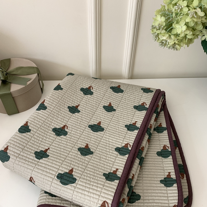 91家纺网 家纺一手货源 找家纺 汇庭 2023新款卡通印花单品床盖系列-实拍 哈伯