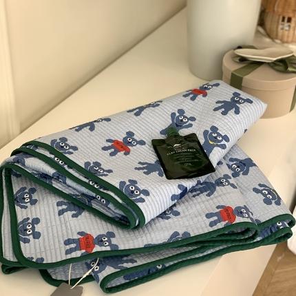 汇庭 2023新款卡通印花单品床盖系列-实拍 姜饼人兰