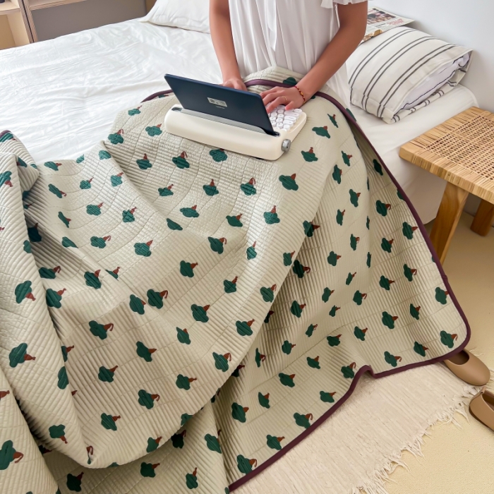 91家纺网 家纺一手货源 找家纺 （总）汇庭 2023新款卡通印花单品床盖系列