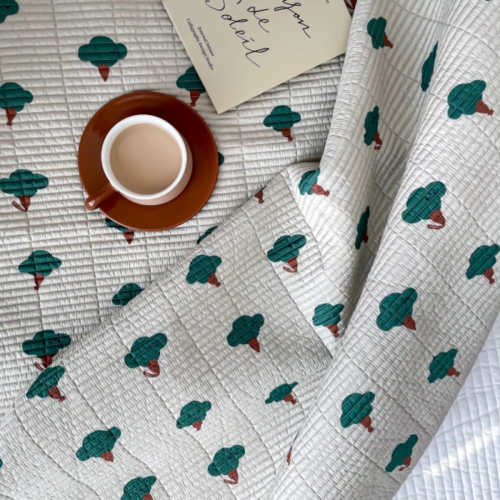 91家纺网 家纺一手货源 找家纺 （总）汇庭 2023新款卡通印花单品床盖系列