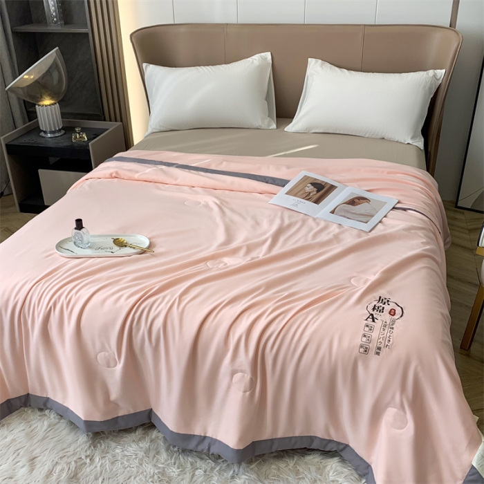 91家纺网 家纺一手货源 找家纺 （总）2025爱宝被业手包边原棉被直播夏凉被