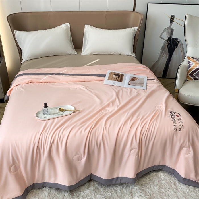 91家纺网 家纺一手货源 找家纺 （总）2025爱宝被业手包边原棉被直播夏凉被