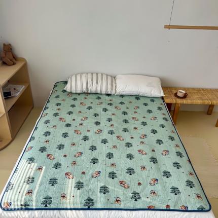 汇庭 2023新款卡通印花单品床盖系列 沙滩熊