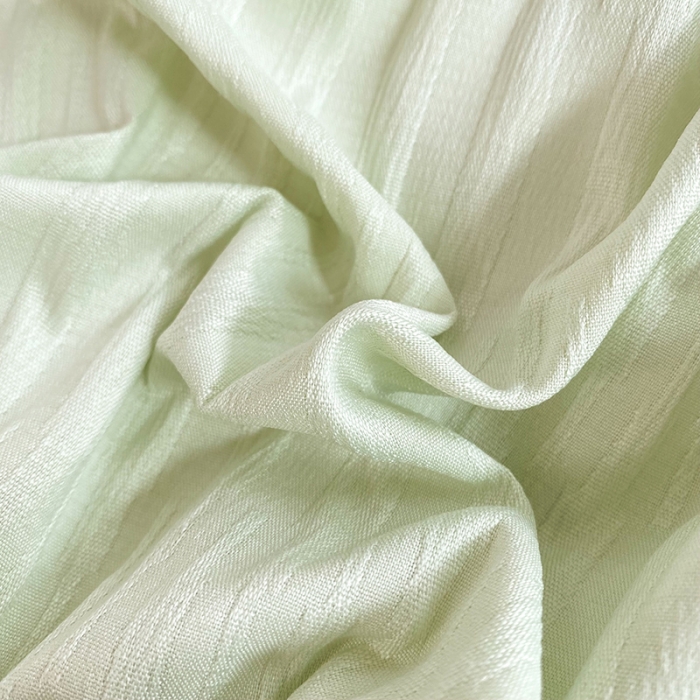 91家纺网 家纺一手货源 找家纺 韩约 2023新款 韩约泡泡纱仙叶系列四件套 仙叶简约款（抹茶绿）