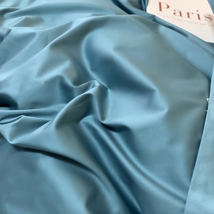 91家纺网 家纺一手货源 找家纺 U品汇2023款120支s长绒棉宽边刺绣花纯棉全棉四件套玛格丽特宝石蓝