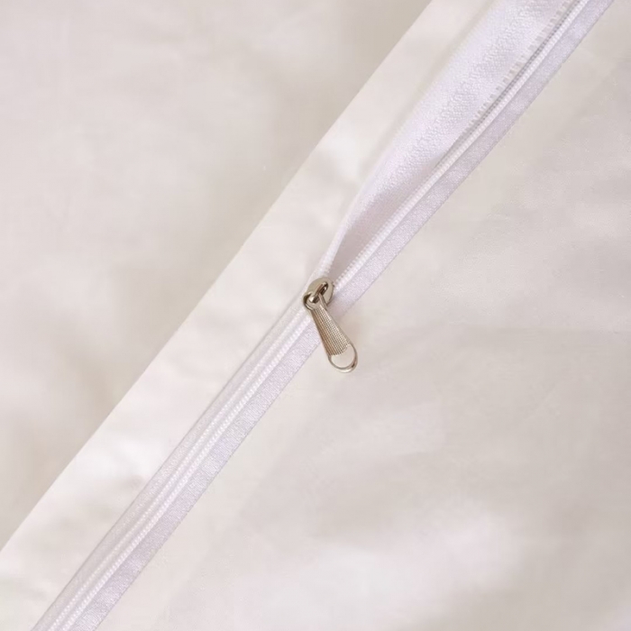 91家纺网 家纺一手货源 找家纺 U品汇2023款新品120支s长绒棉宽边刺绣花全棉四件套玛格丽特绅士白