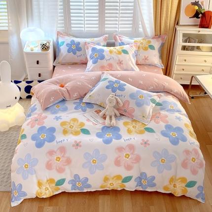 91家纺网 家纺一手货源 找家纺 （总）好亿来 2025新款植物羊绒加厚斜纹磨毛四件套