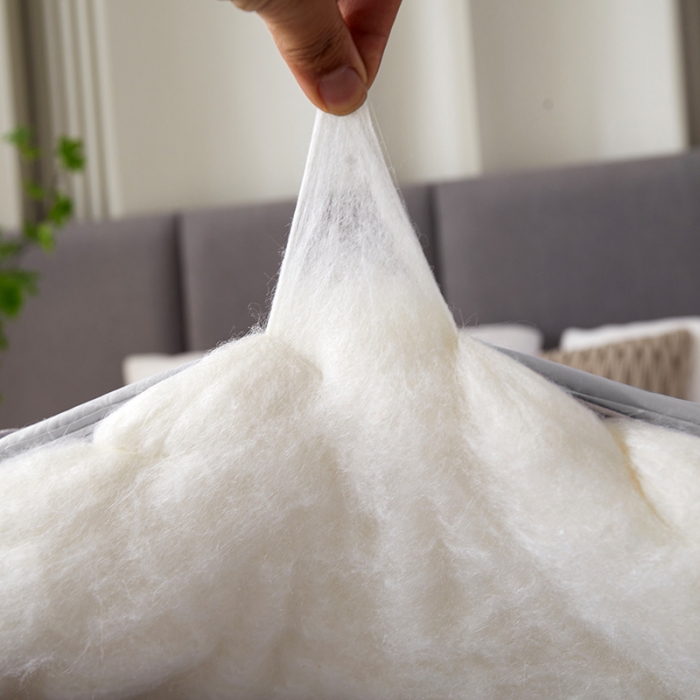 91家纺网 家纺一手货源 找家纺 蚕丝被柞蚕丝被手工蚕丝被桑蚕丝被被子被芯子母被 甄选灰