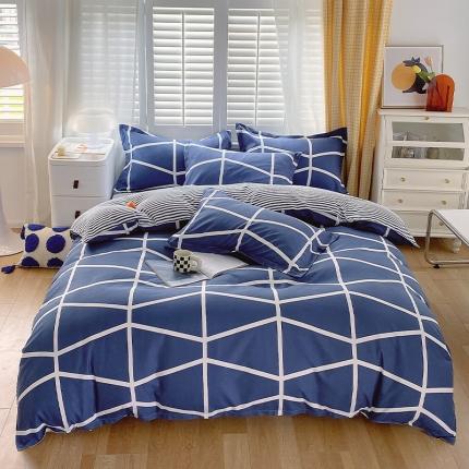 91家纺网 家纺一手货源 找家纺 （总）好亿来 2025新款植物羊绒加厚斜纹磨毛四件套