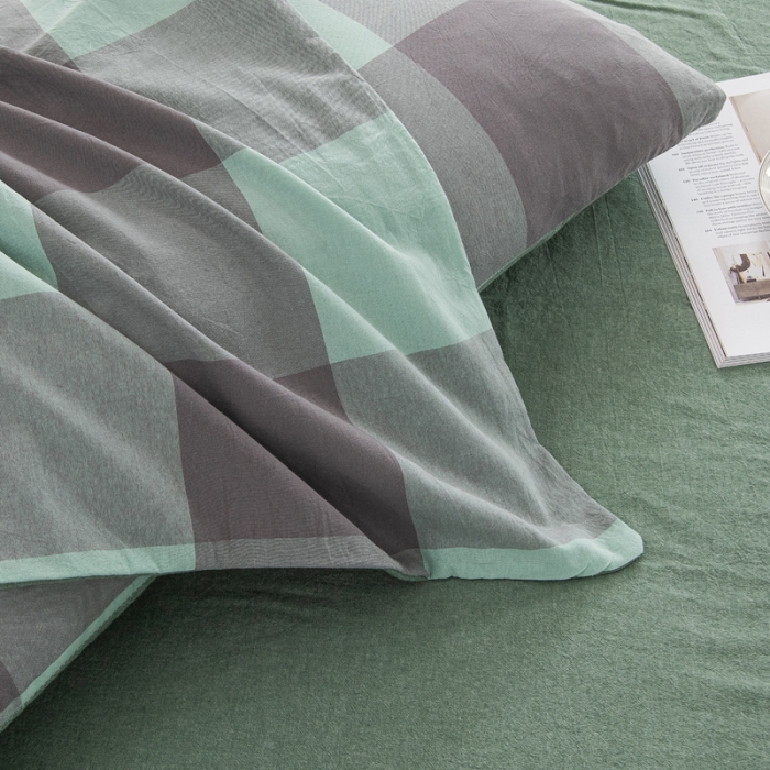 91家纺网 家纺一手货源 找家纺 （总）斯尔顿2025新款色织全棉水洗棉四件套