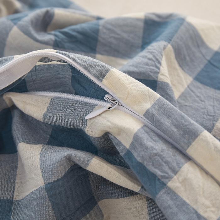 91家纺网 家纺一手货源 找家纺 2023全棉色织水洗棉乳胶枕套单人枕套学生宿舍枕套