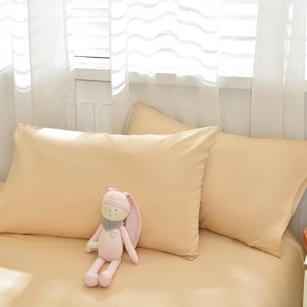 91家纺网 家纺一手货源 找家纺 （总）极梦 新款40支纯色喷气全棉枕套纯棉单只枕头套