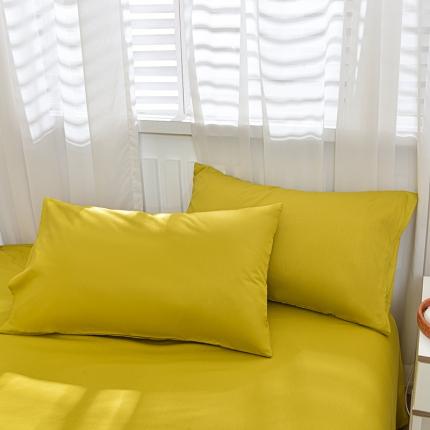 91家纺网 家纺一手货源 找家纺 （总）极梦 新款40支纯色喷气全棉枕套纯棉单只枕头套