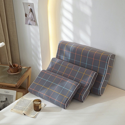 91家纺网 家纺一手货源 找家纺 2023全棉色织水洗棉乳胶枕套单人枕套学生宿舍枕套