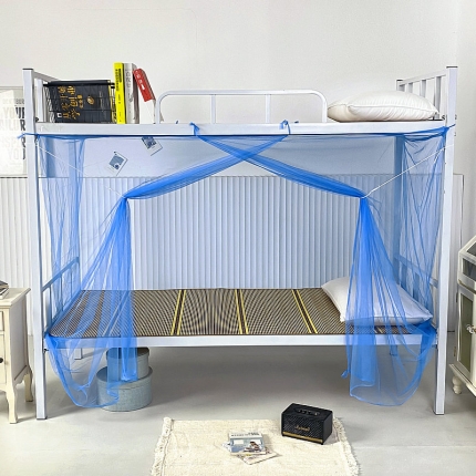 91家纺网 家纺一手货源 找家纺 2023 学生宿舍老式蚊帐外贸学生专用蚊帐