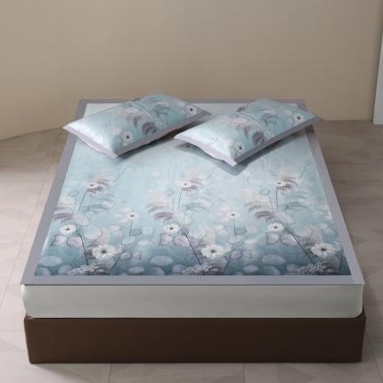 91家纺网 家纺一手货源 找家纺 爱上家居 2023新款冰藤席凉席冰丝席子 暗香疏影