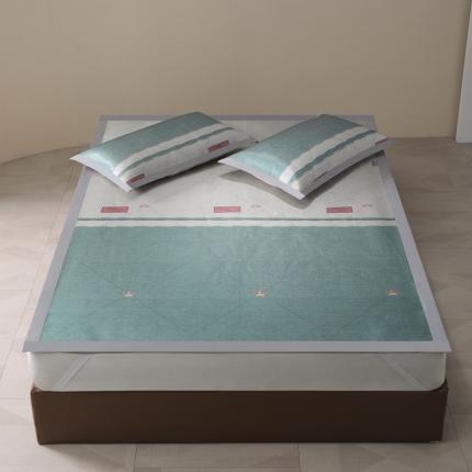 91家纺网 家纺一手货源 找家纺 爱上家居 2023新款冰藤席凉席冰丝席子 潮流时代