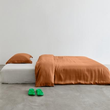 8小时 2023新款60s兰精天丝纯色四件套 情人棕