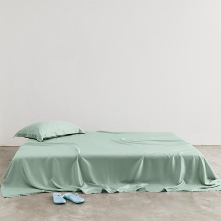 8小时 2023新款60s兰精天丝纯色单品床单 薄荷绿