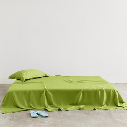 8小时 2023新款60s兰精天丝纯色单品床单 象牙黄