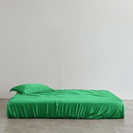 91家纺网 家纺一手货源 找家纺 8小时 2023新款60s兰精天丝纯色单品床笠 薄荷绿