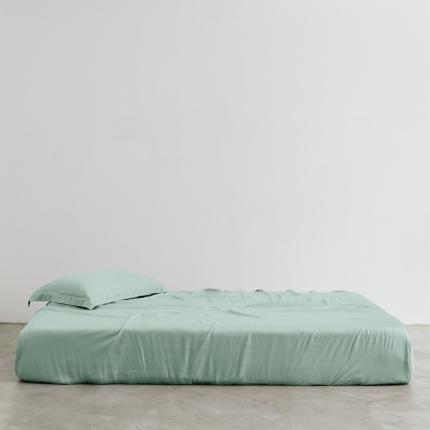 8小时 2023新款60s兰精天丝纯色单品床笠 薄荷绿