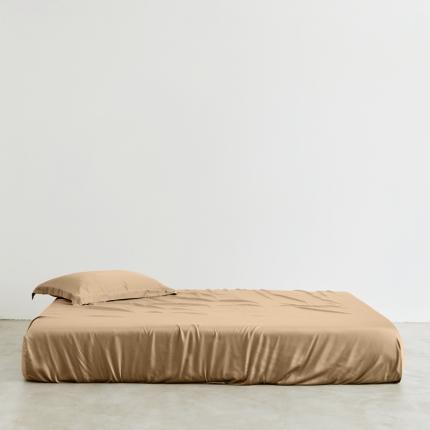 8小时 2023新款60s兰精天丝纯色单品床笠 卡其