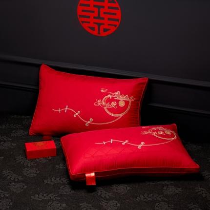 91家纺网 家纺一手货源 找家纺 全棉婚庆枕羽丝枕枕头枕芯保健枕-永恒的爱 永恒的爱