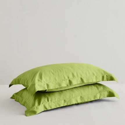 91家纺网 家纺一手货源 找家纺 8小时 2025新款60兰精天丝纯色单品枕套 卡其