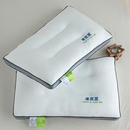 （总）新款全棉羽丝枕枕头枕芯保健枕定型枕-凉豆豆