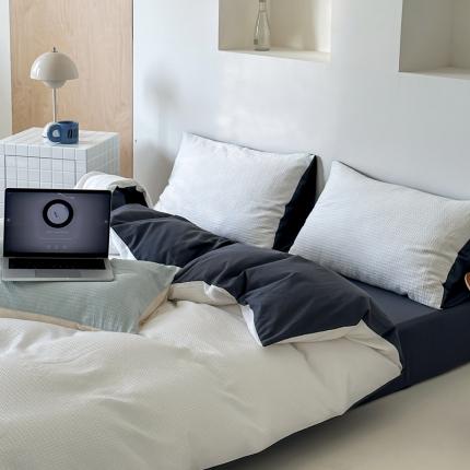 91家纺网 家纺一手货源 找家纺 （总）韩系博主全棉华夫格四件套