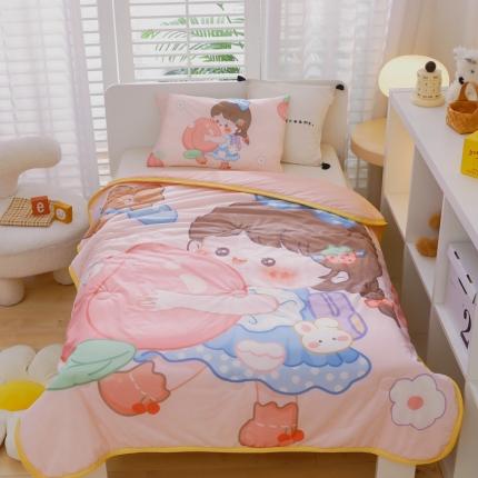 91家纺网 家纺一手货源 找家纺 （总）鱼宝 2023新款凉感丝儿童夏被