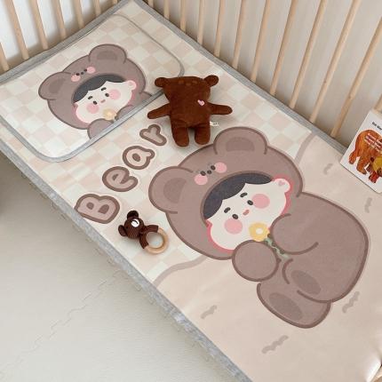 91家纺网 家纺一手货源 找家纺 （总）橘滋 2023夏日高端数码A类可水洗婴幼儿冰丝席