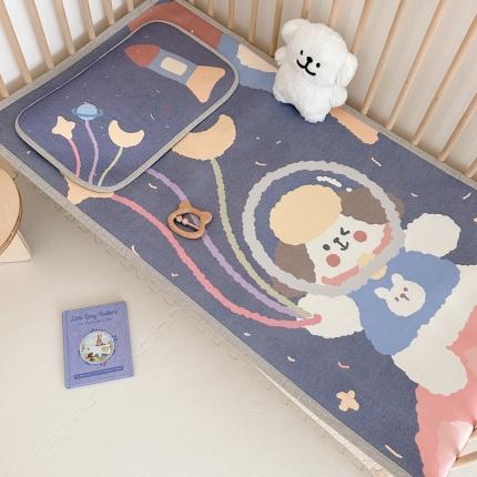 橘滋 2023夏日高端数码A类可水洗婴幼儿冰丝席 遨游太空