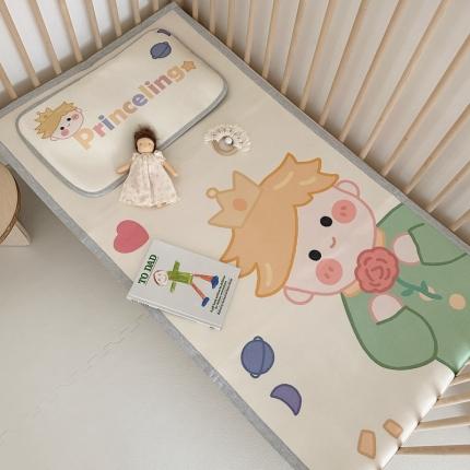 橘滋 2023夏日高端数码A类可水洗婴幼儿冰丝席 星球王子