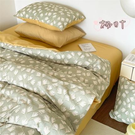 91家纺网 家纺一手货源 找家纺 (总) 顾里 2023新款针织棉双层纱四件套