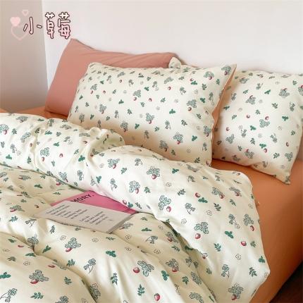 91家纺网 家纺一手货源 找家纺 (总) 顾里 2023新款针织棉双层纱四件套