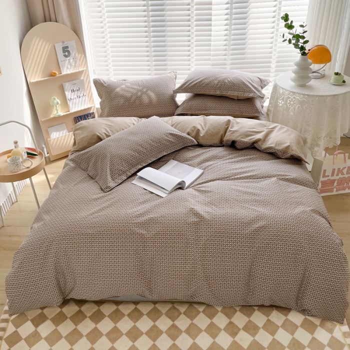 91家纺网 家纺一手货源 找家纺 柠馨 2023新款 13376全棉印花三件套学生季三件套巴巴托斯