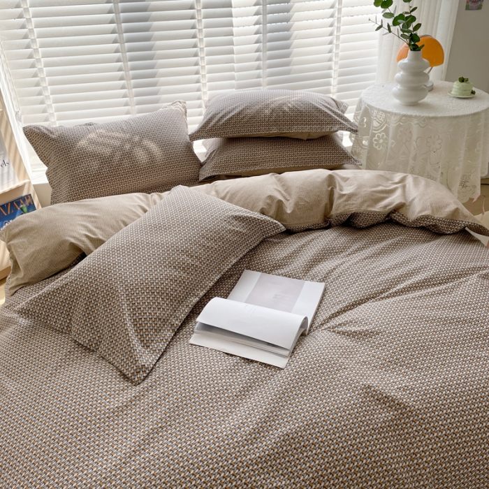 91家纺网 家纺一手货源 找家纺 柠馨 2023新款 13376全棉印花三件套学生季三件套巴巴托斯