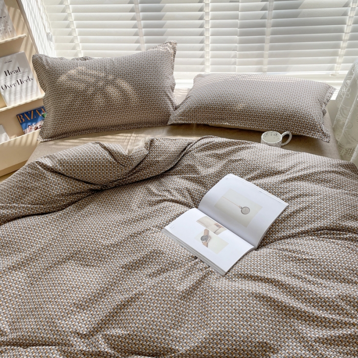 91家纺网 家纺一手货源 找家纺 柠馨 2023新款 13376全棉印花三件套学生季三件套巴巴托斯