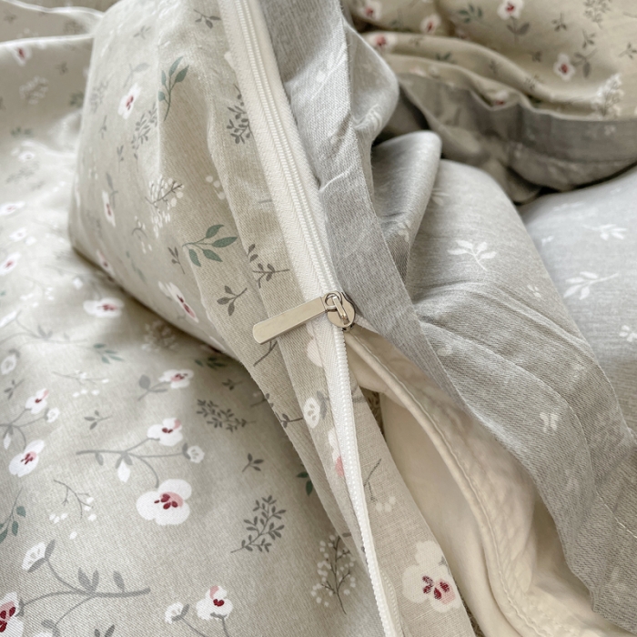 91家纺网 家纺一手货源 找家纺 柠馨 2023新款 13376全棉印花三件套学生季三件套初春