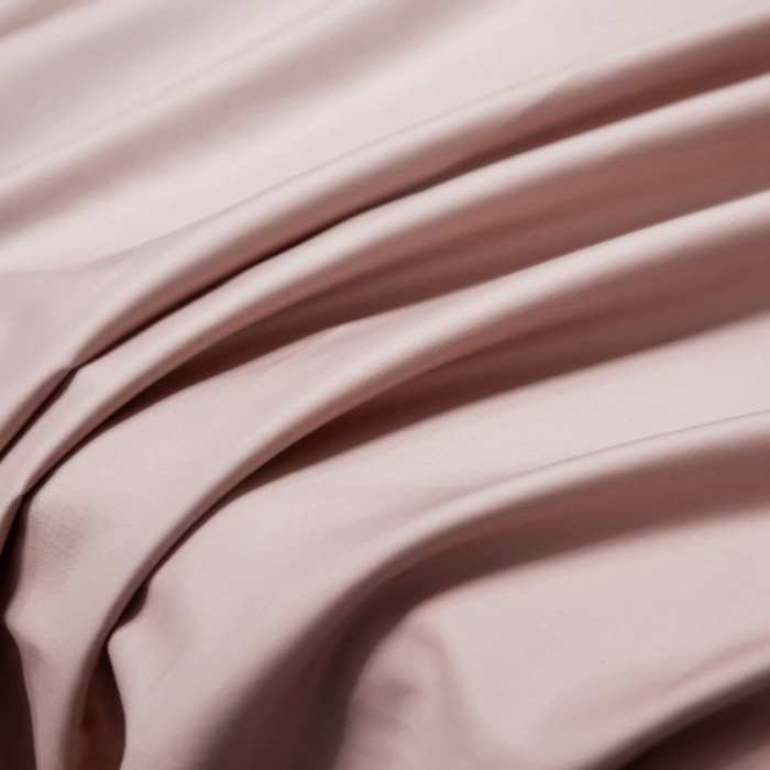 91家纺网 家纺一手货源 找家纺 轻奢高档50支贡缎长绒棉床单单件纯棉全棉纯色被单三件套-莫奈-玉颜粉